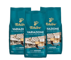 Tchibo Variazione – 3 x 1 kg zrnkové kávy