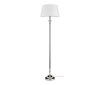 Stojací lampa s textilním stínítkem