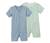 Krátká pyžamka, 2 ks, zelené a modré