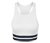 Sportovní podprsenka »Crop Top«, bílá - Bílá