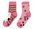 Protiskluzové ponožky, 2 páry, růžové