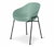 Moderní skořepinová židle, mátově zelená
