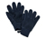 Fleecové rukavice z recyklovaného materiálu, tmavě modré