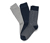 Ponožky, 3 páry, námořnicky modré/šedé