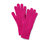 Pletené rukavice s vlnou, růžové