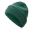 Pletená čepice, tmavě zelená
