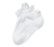 Profesionální běžecké ponožky unisex, 3 páry, bílé