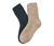 Ponožky z žebrované pleteniny, 2 páry