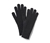 Pletené rukavice s vlnou, černé