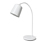 Kovová stolní lampa, bílá