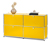 Odkládací skříňka »CN3« se 4 výklopnými dvířky, žlutá