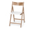 Skládací židle z jasanového dřeva s certifikací FSC®