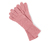 Pletené rukavice s vlnou, růžová