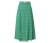 Midi sukně s potiskem, zelená
