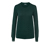 Pletený svetr s copánkovým vzorem, zelený