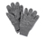 Fleecové rukavice z recyklovaného materiálu, šedé