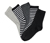 Ponožky, 5 párů, šedé, černé a bílé