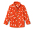 Fleecová bunda pro malé děti s květovaným potiskem