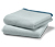 Kvalitní žakárové ručníky, 2 ks, modré