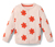Pletený kabátek pro malé děti, květovaný vzor
