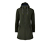 Softshellový kabát s kapucí, olivově zelený 
