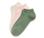 Kotníkové ponožky ze žebrovaného materiálu, 3 páry