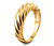 Prsten, stříbro 925/1000, pozlacené 23karátovým zlatem