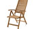 Skládací židle z kvalitního teakového dřeva