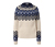 Pletený svetr s norským vzorem