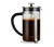 Konvička french press se stlačovacím sítkem 800 ml, stříbrná