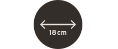 Velmi kompaktní: šířka jen 18 cm
