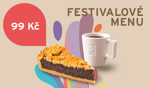 FESTIVALOVÉ MENU za 99 Kč