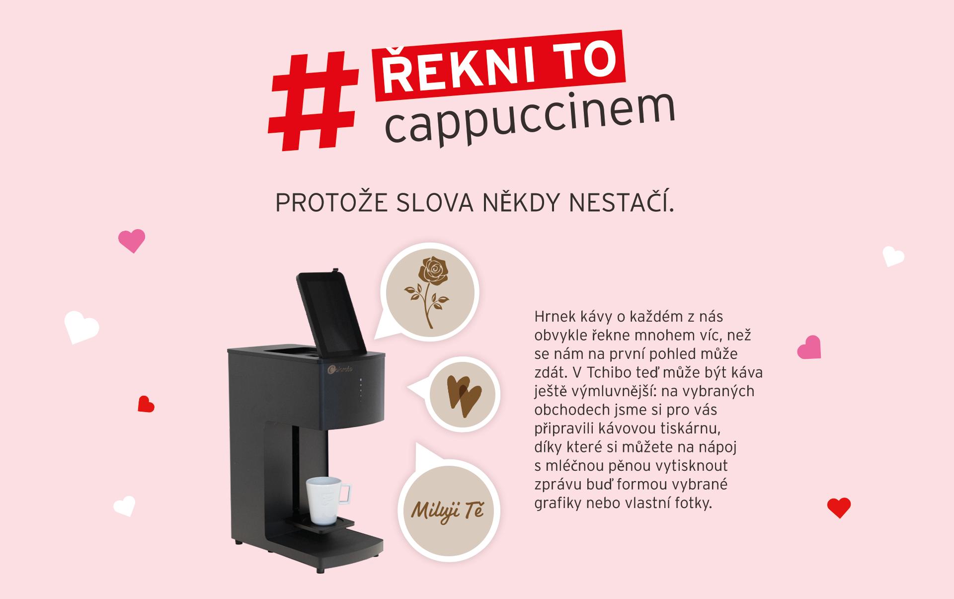 Ein Vorstellungstext von Eduscho mit gezeichneten Kaffeebohnen
