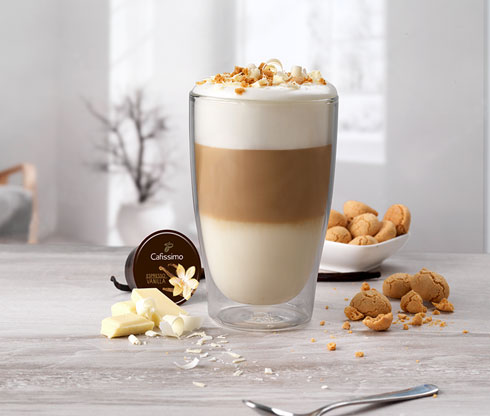 Vanilkové latte s bílou čokoládou