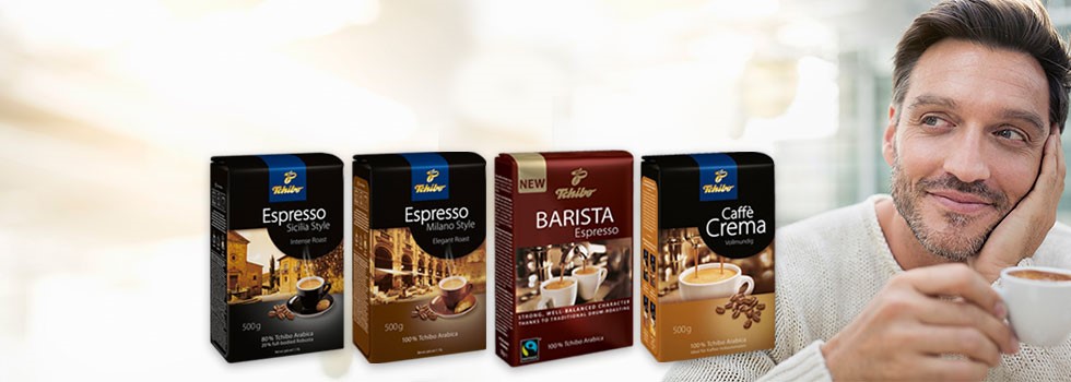 Espresso a caffè crema od Tchibo