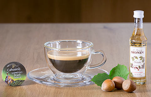 Dvojité lískooříškové espresso